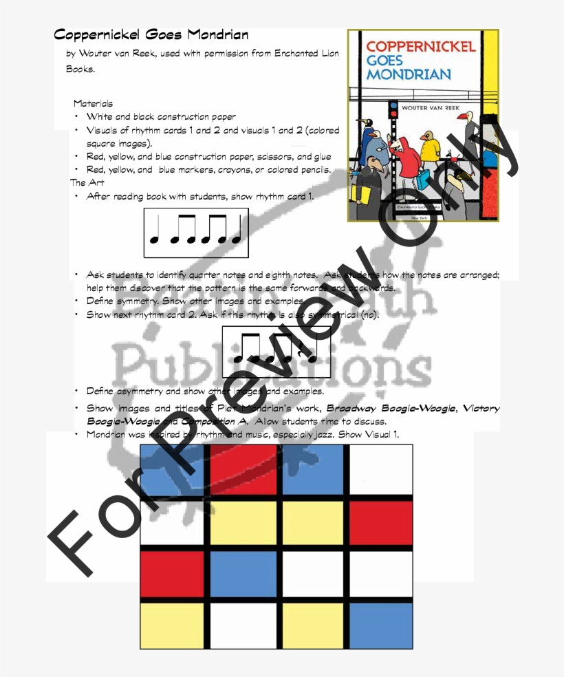 Painted Music Thumbnail - Coppernickel Goes Mondrian By Wouter Van Reek, transparent png download