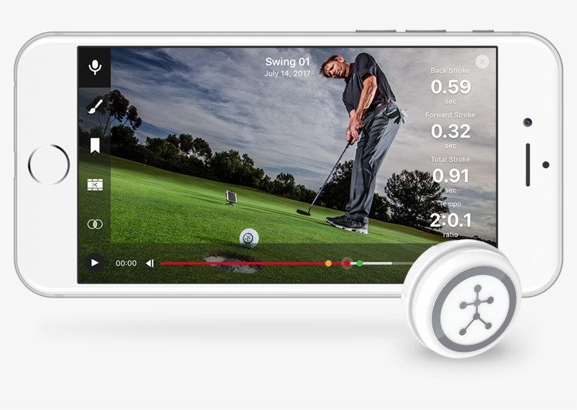 Up To Giveaway One Blast Golf Motion Sensor - Blast Motion Golf App, transparent png download