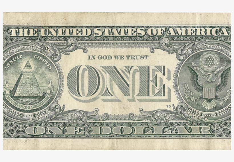 Dollar Png Transparent Image - One Dollar Bill Png, transparent png download