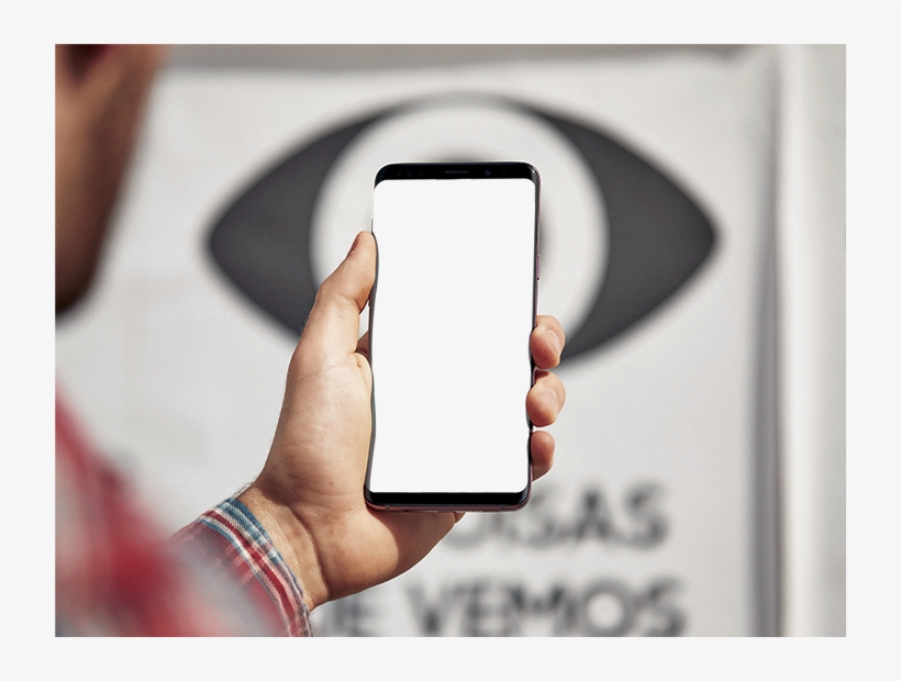 Video Of A Person Holding Galaxy S9 With A Translated - Samsung Galaxy, transparent png download