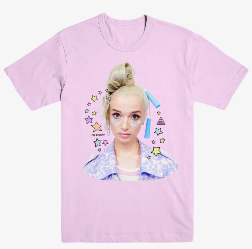 Poppy Star Tee - Poppy Merch, transparent png download