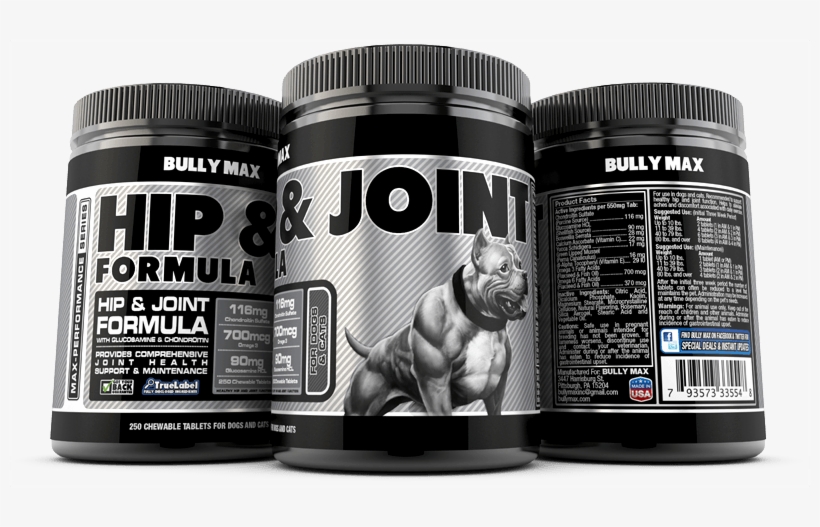 Dog Is Limping Solution - Bully Max Dog Hip And Joint Supplements Formula With, transparent png download