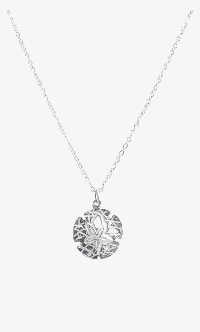Small Sand Dollar Necklace - Necklace, transparent png download