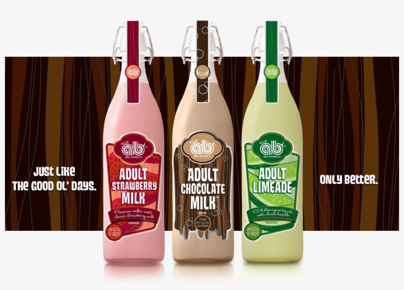 Adult Chocolate Milk - Adult Beverage Company Adult Strawberry Milk, transparent png download
