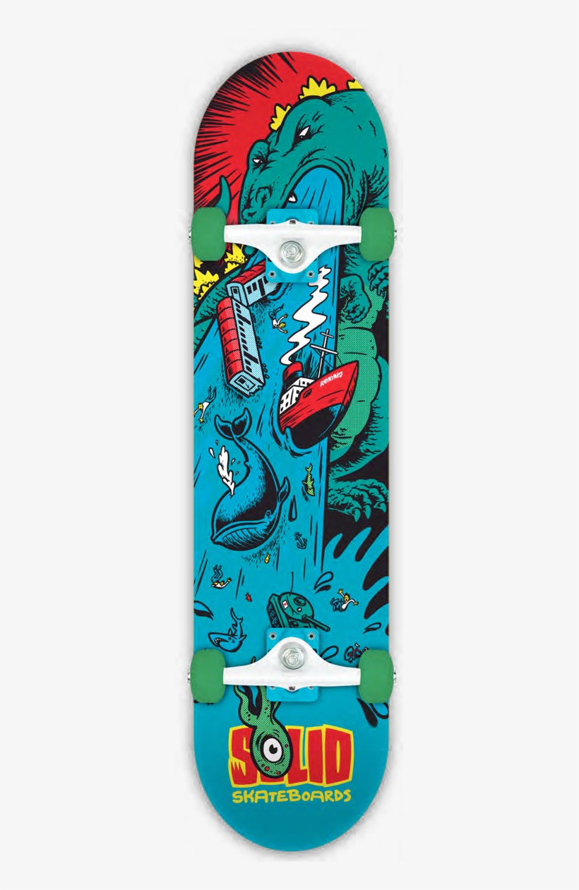 Godzilla Puke Serie - Skateboard, transparent png download