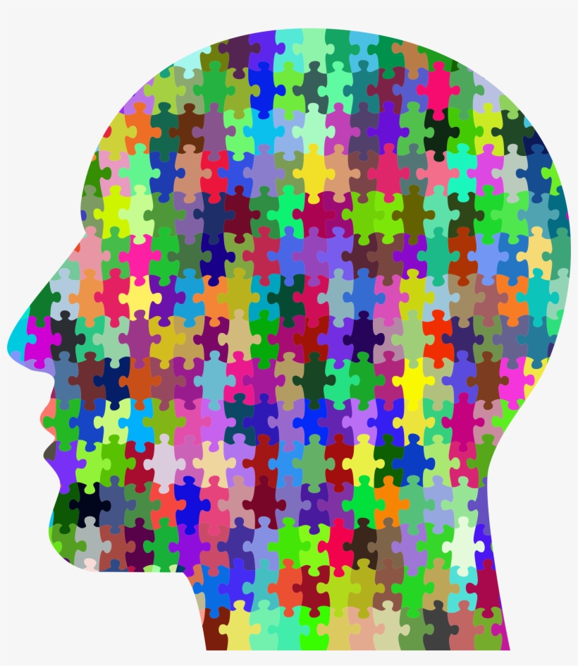 This Free Icons Png Design Of Prismatic Man Head Puzzle, transparent png download