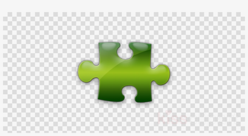 Green Puzzle Png Clipart Jigsaw Puzzles - Clip Art, transparent png download