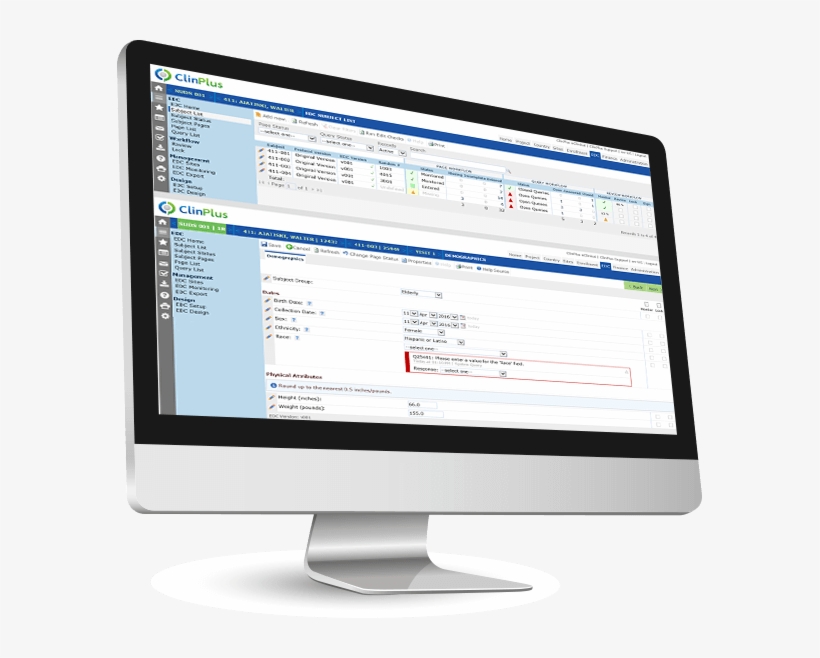 Eclinical Platform - Computer Monitor, transparent png download