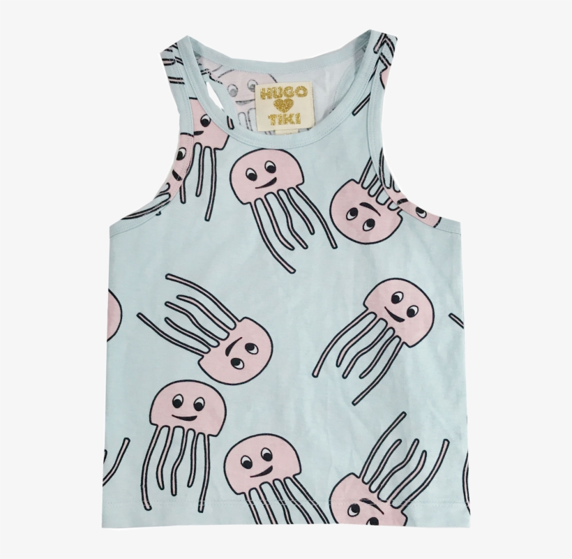 Hugo Loves Tiki Tank Top Jellyfish - Hugo Loves Tiki Jellyfish, transparent png download