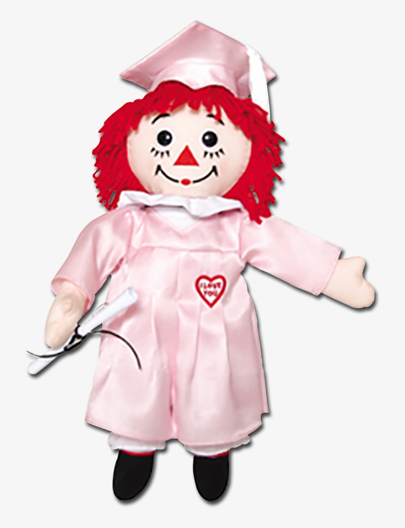Graduation Raggedy Ann Rag Doll - Raggedy Ann Andy Png, transparent png download