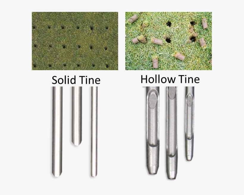 Different Method Of Aerification Based On Their Conditions Solid Tining Golf Greens Transparent Png 605x576 Free Download On Nicepng