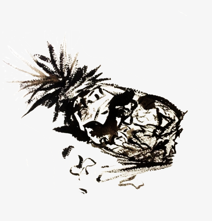 Ink Pineapple, A Small Image Inside Of The Zine - Illustration, transparent png download