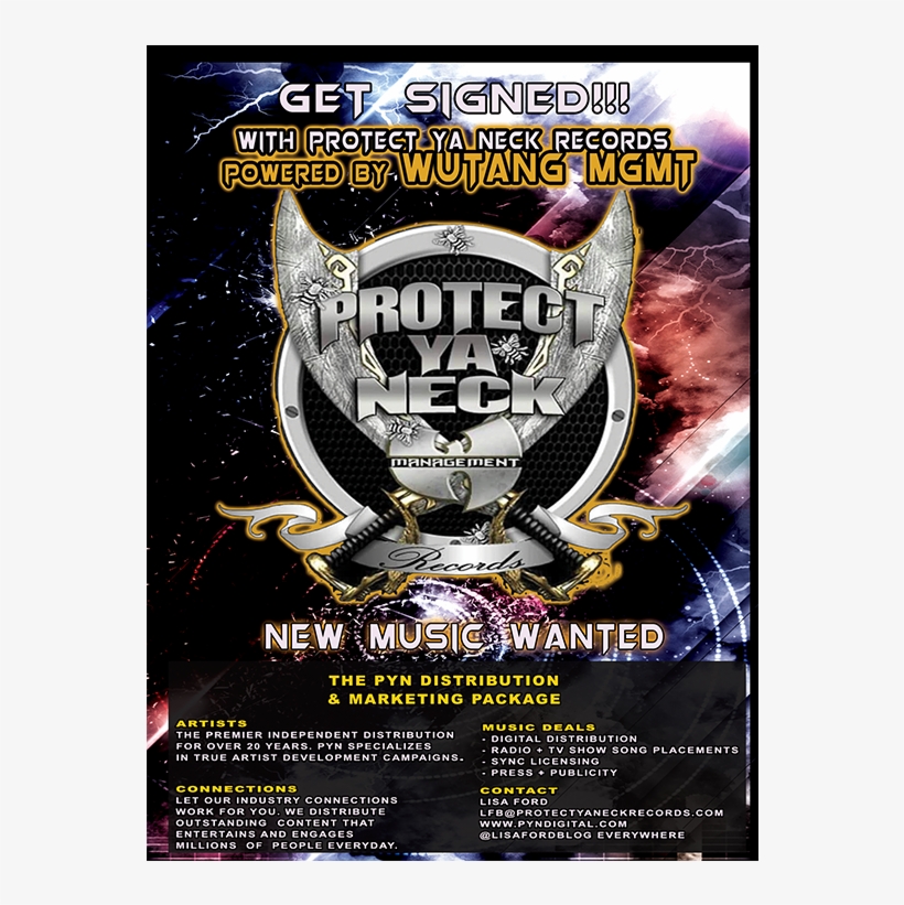 Wu Tang Protect Ya Neck E-flyer - Protect Ya Neck, transparent png download