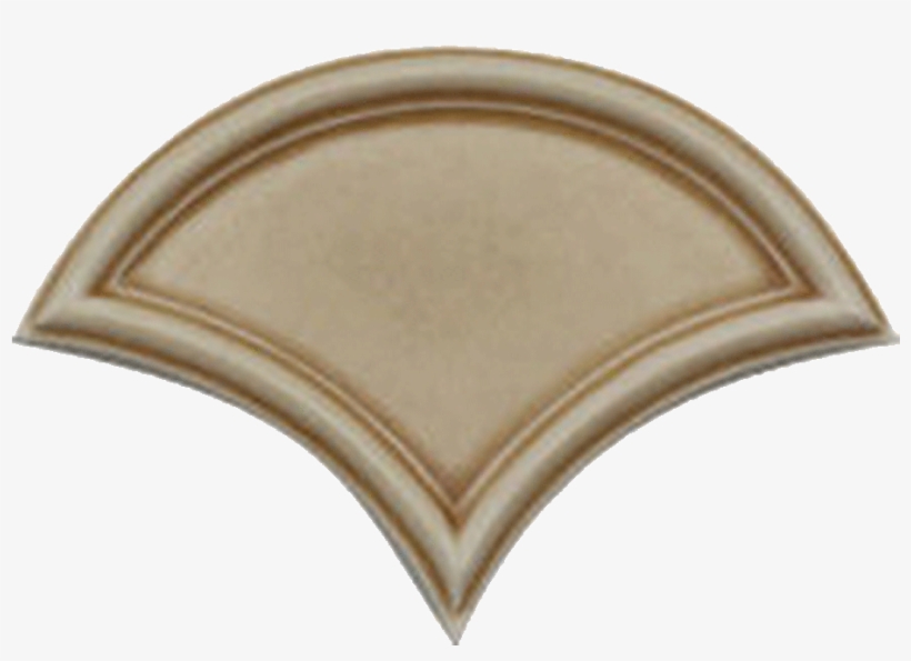 4 7/16" X 6 7/16" Bordered Fan, transparent png download