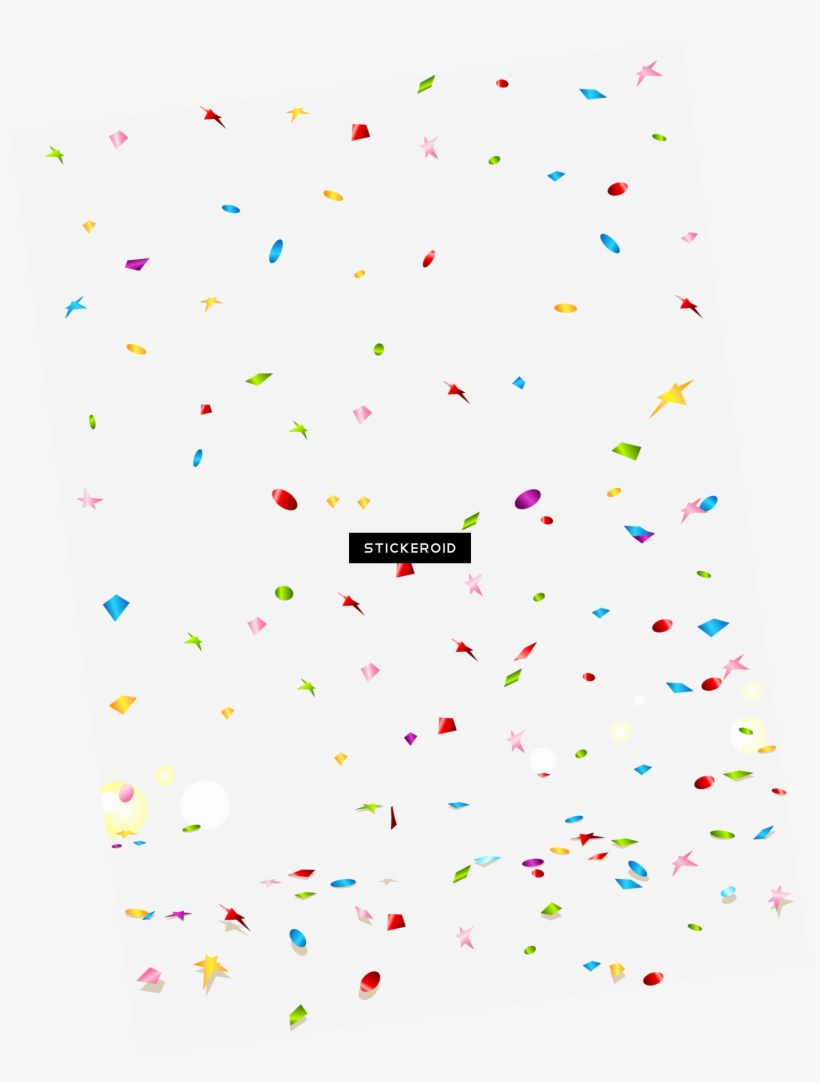 Confetti Holidays - Confetti From Center Transparent, transparent png download
