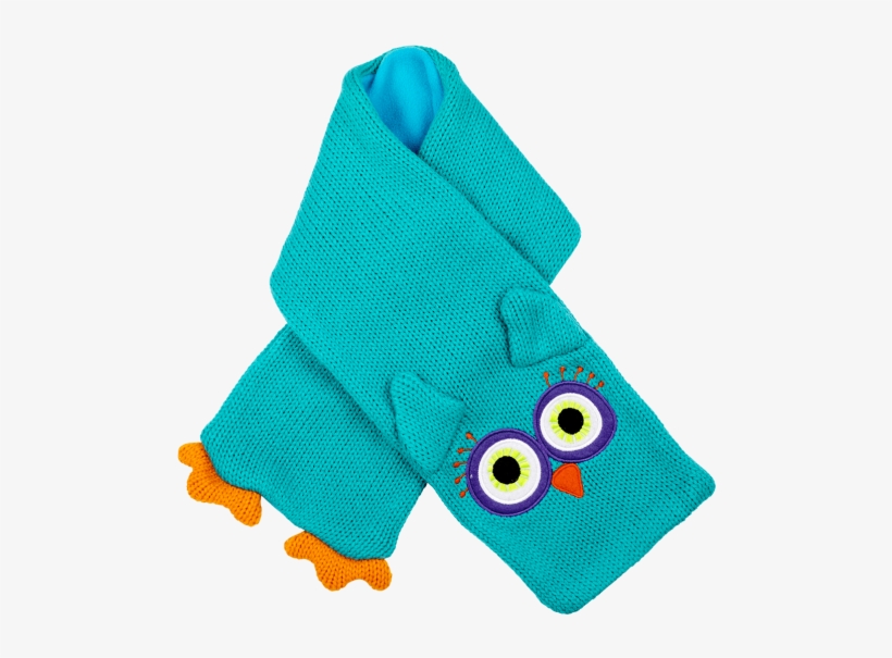 Kids Scarf - Neo Owl - Kids Scarf, transparent png download