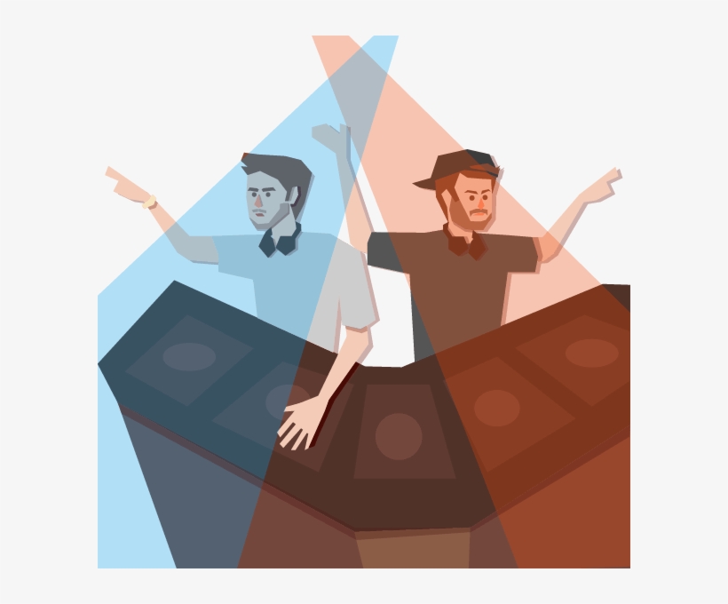 The Art Of Electronically Mixing Digital Samples Involves - Cartoon, transparent png download
