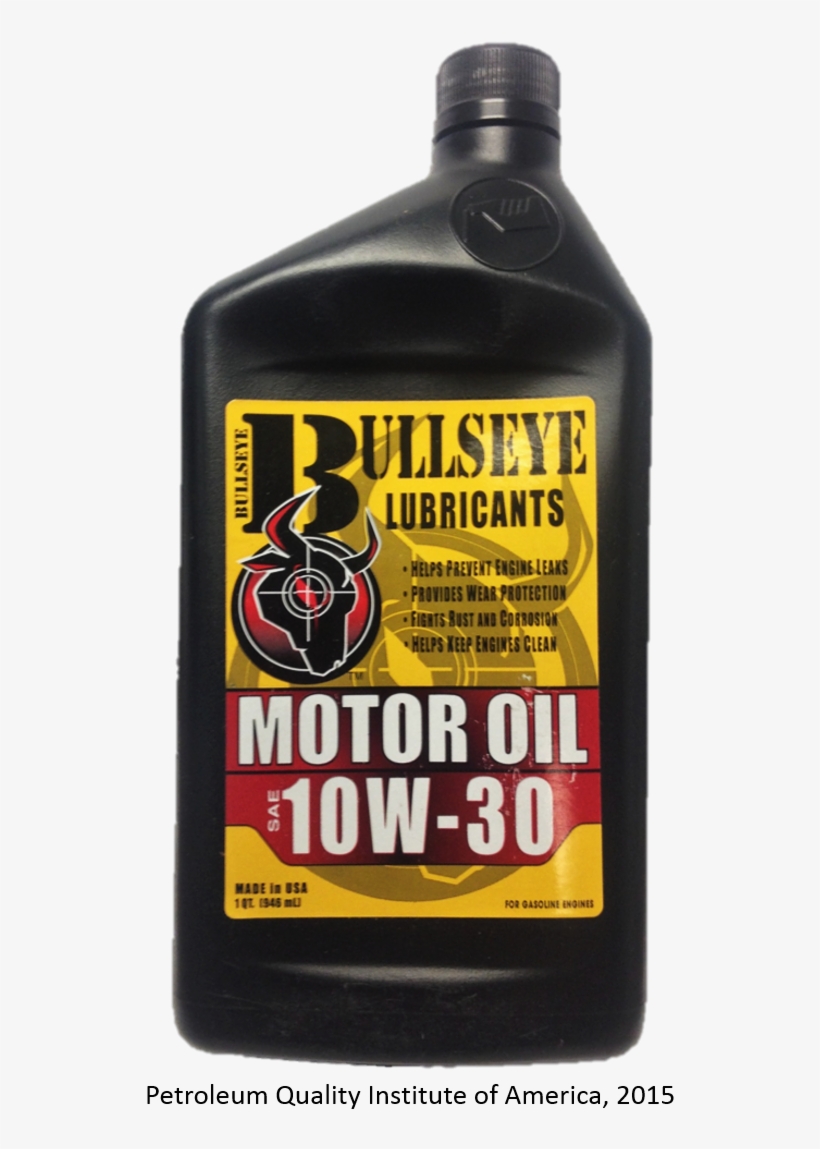 Bullseye Lubricants Sae 10w-30 Front Finished - Bottle, transparent png download
