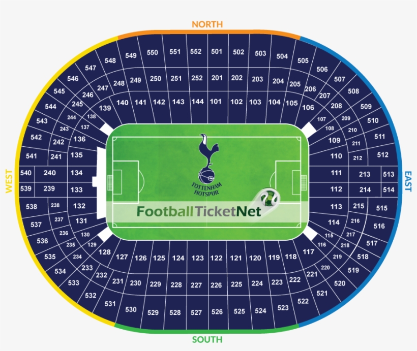 Tottenham Hotspur Stadium Seating Chart Tottenham Hotspur Stadium Seating Chart