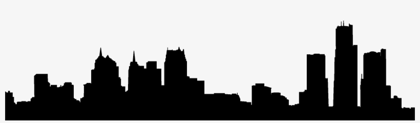 The World's Urban Silhouette [eps File] - Detroit Skyline Silhouette Png, transparent png download