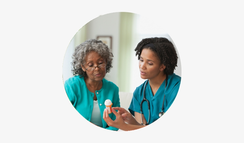 Nurse Discussing Medication With Client - Lippincott's Photo Atlas Of Medication Administration, transparent png download
