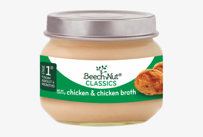 Classics Chicken & Chicken Broth Jar - Beech-nut Classics Stage 2 Mango Baby Food, 4 Oz, (pack, transparent png download
