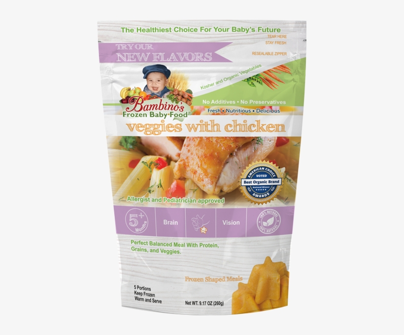 Bambinos Baby Food Frozen Star Shaped Meals - Seafood Baby Food, transparent png download