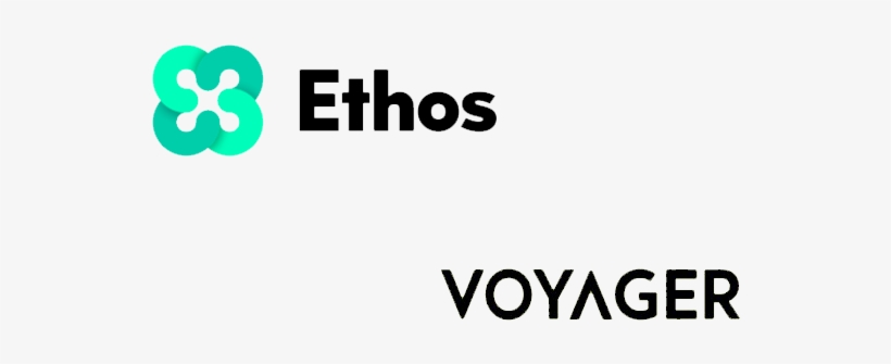 Ethos Partners With Voyager To Provide New Crypto-fiat - Graphic Design, transparent png download