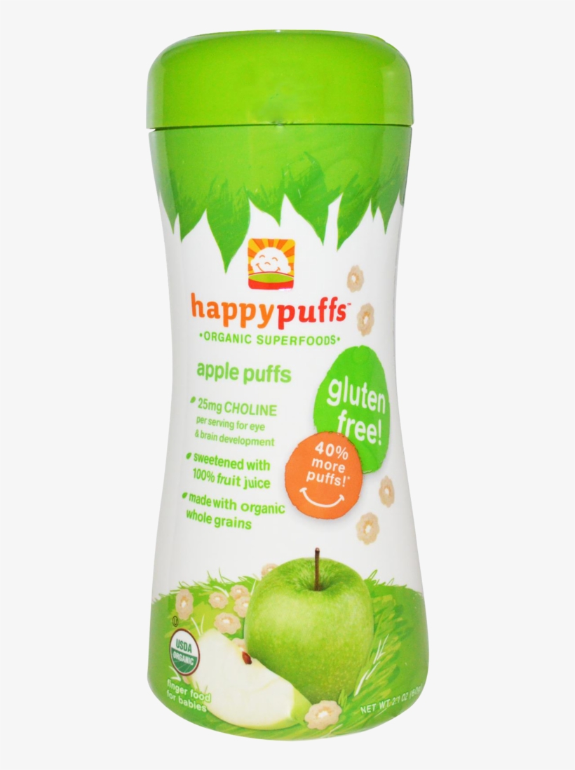 Happy Puffs Apple Puff - Happy Family Puffs - Apple - 2.1 Oz - 3 Pk By Happy, transparent png download