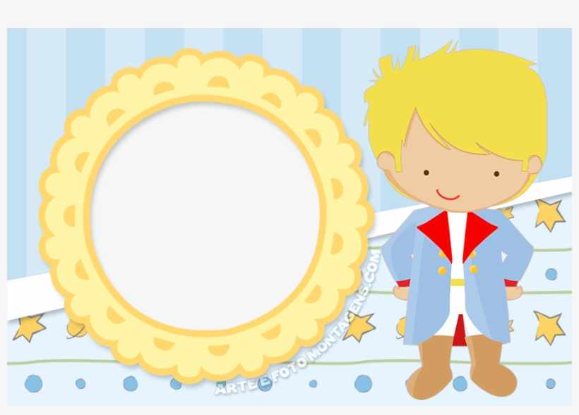 Montagem Para Fotos - Moldura Pequeno Principe, transparent png download