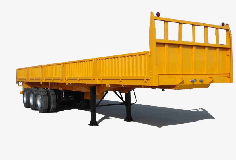 40 Feet 3-axle Wall Side Semi Trailer - Semi Trailers Png, transparent png download