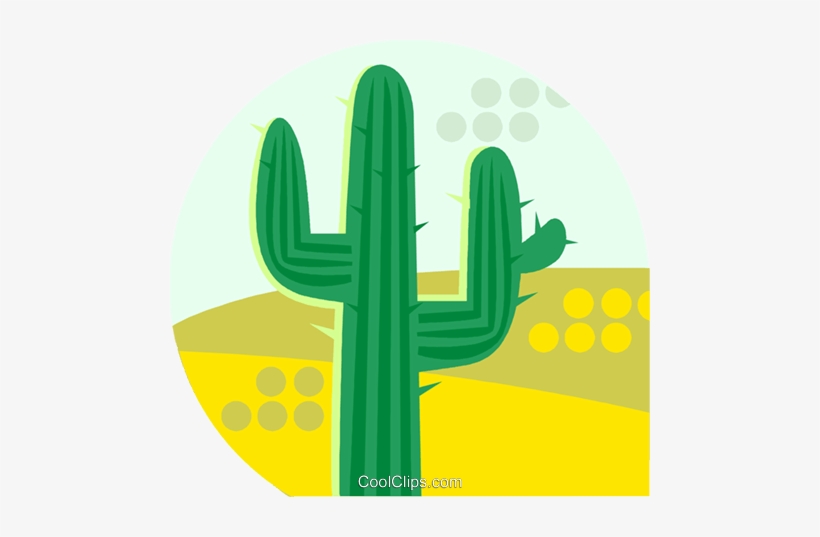 Cactus Growing In The Desert Royalty Free Vector Clip - Clipboard, transparent png download