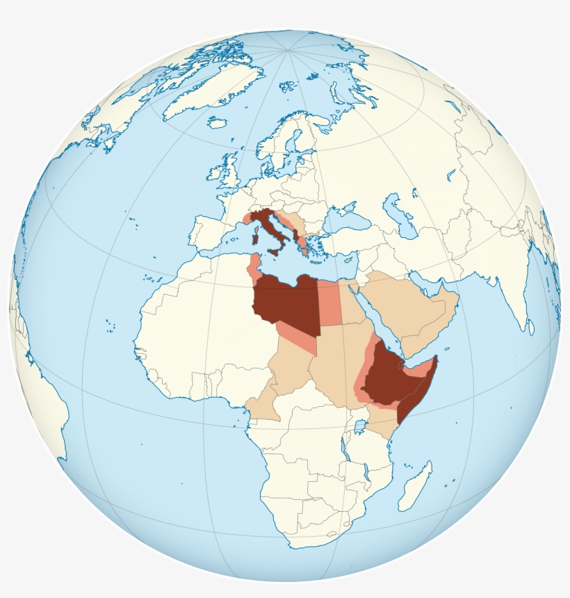 Italian Fascist Empire Globe - Philippines In The Globe, transparent png download