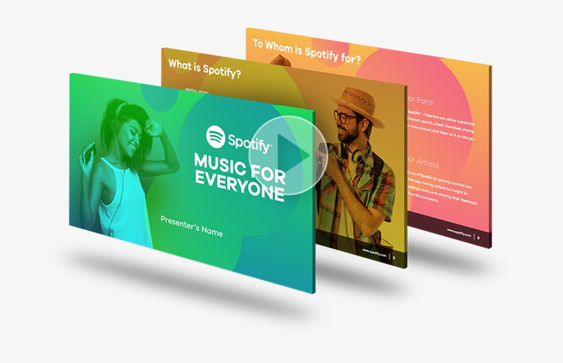 Back To Portfolio - Spotify Pitch Deck, transparent png download
