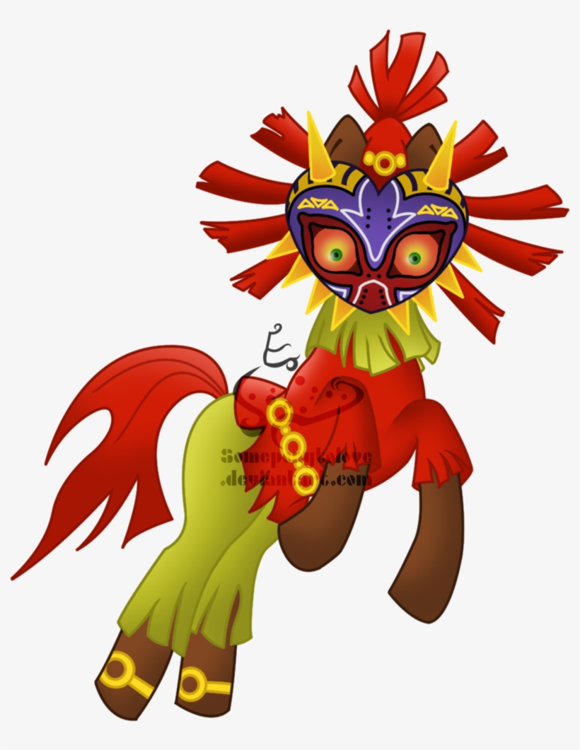 Someponytolove, Majora's Mask, Ponified, Possessed, - Cartoon, transparent png download
