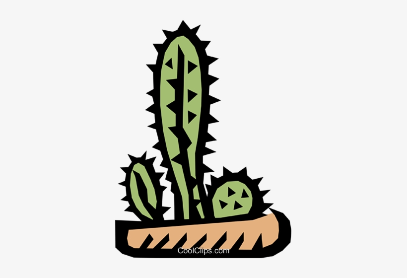 Cactus Royalty Free Vector Clip Art Illustration - Illustration, transparent png download