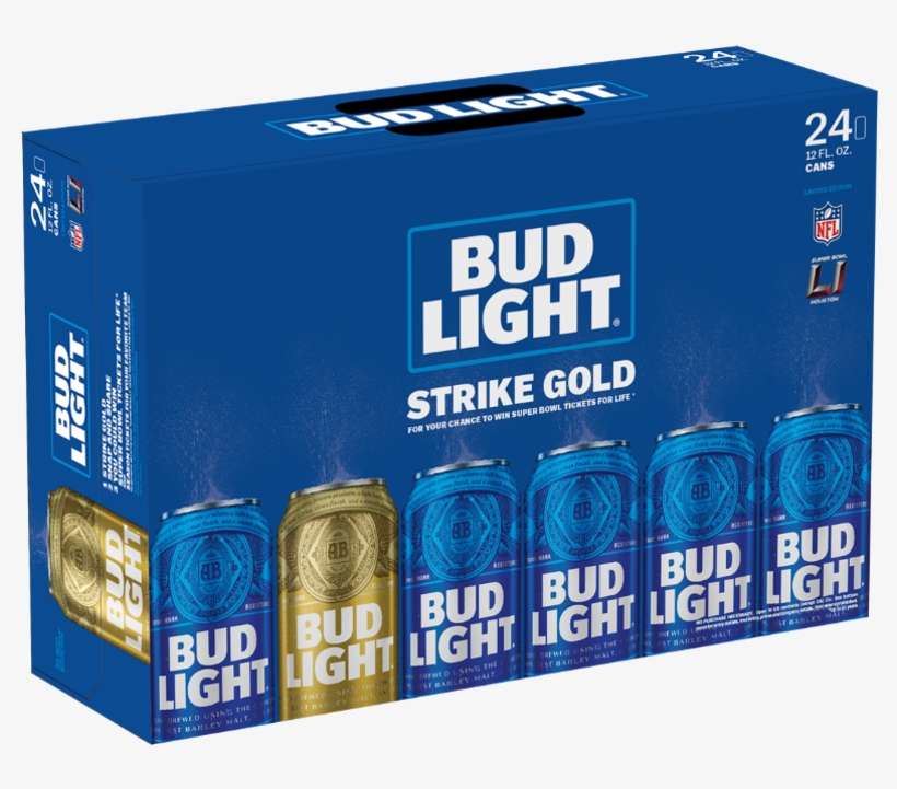 Bud Light's Specialty "strike Gold" - Bud Light Golden Can, transparent png download
