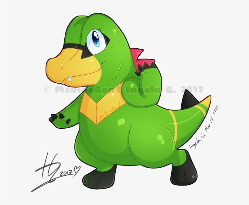 Dinogoat Totodile - Totodile, transparent png download