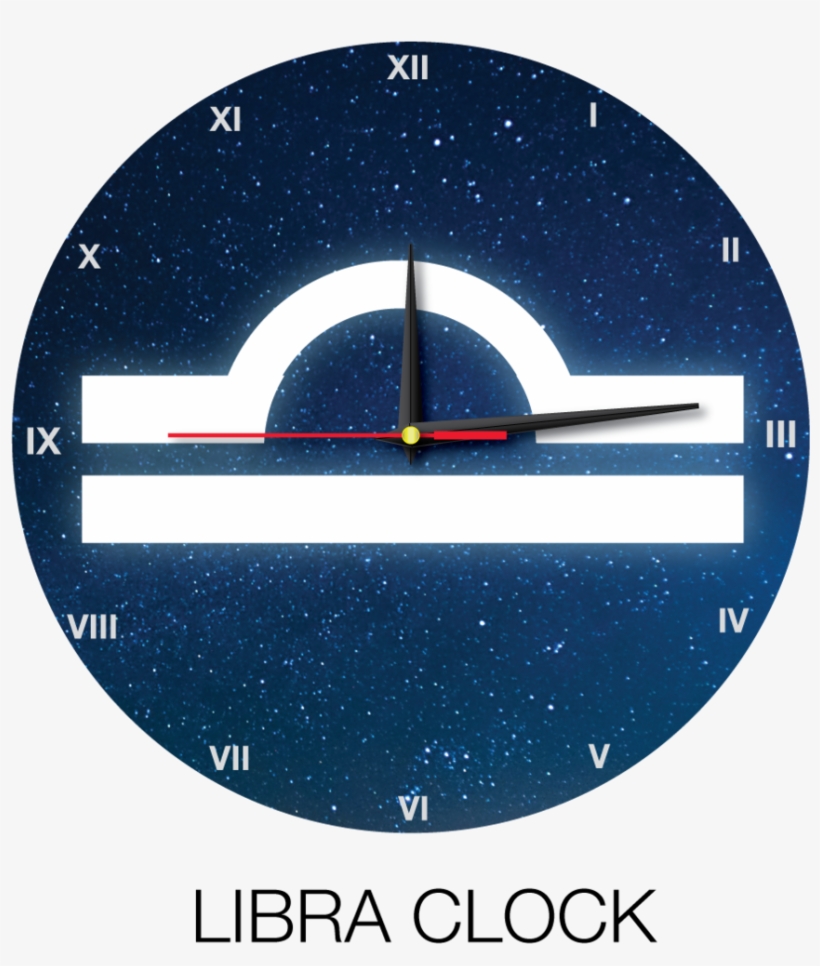Libra-clock, transparent png download