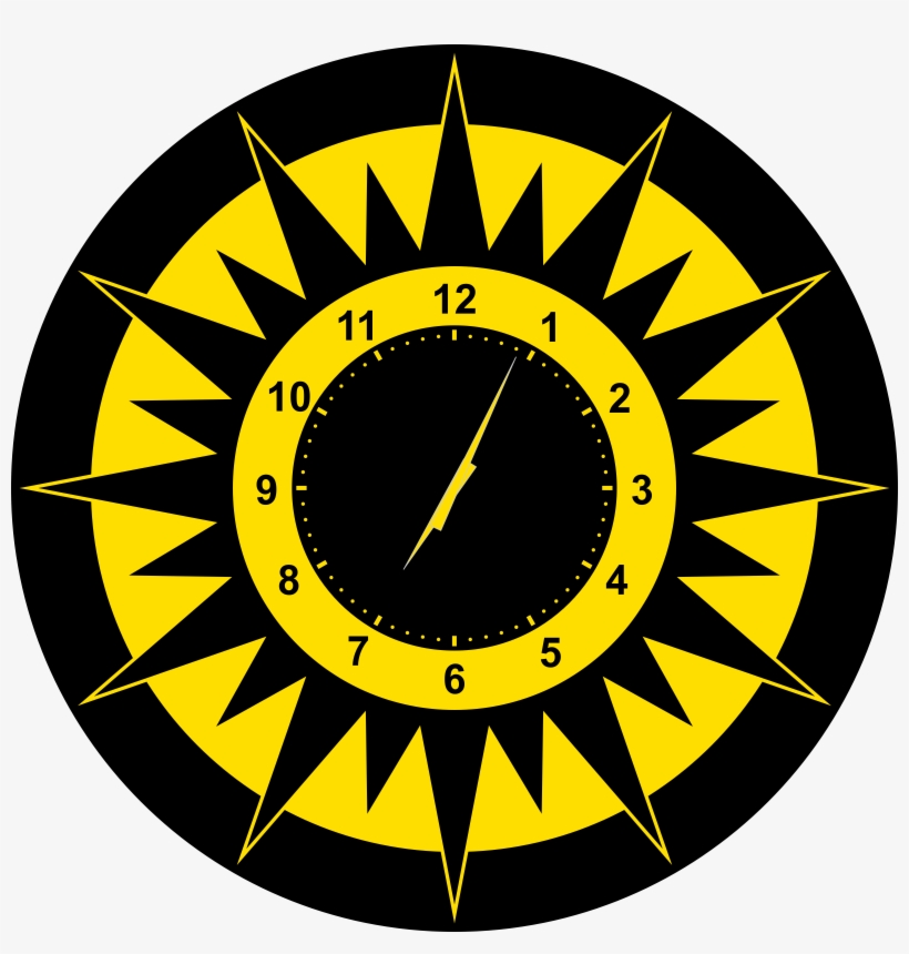 Scripted Abstract Sun Clock Png Royalty Free Library - Many Colors In Indian Flag, transparent png download
