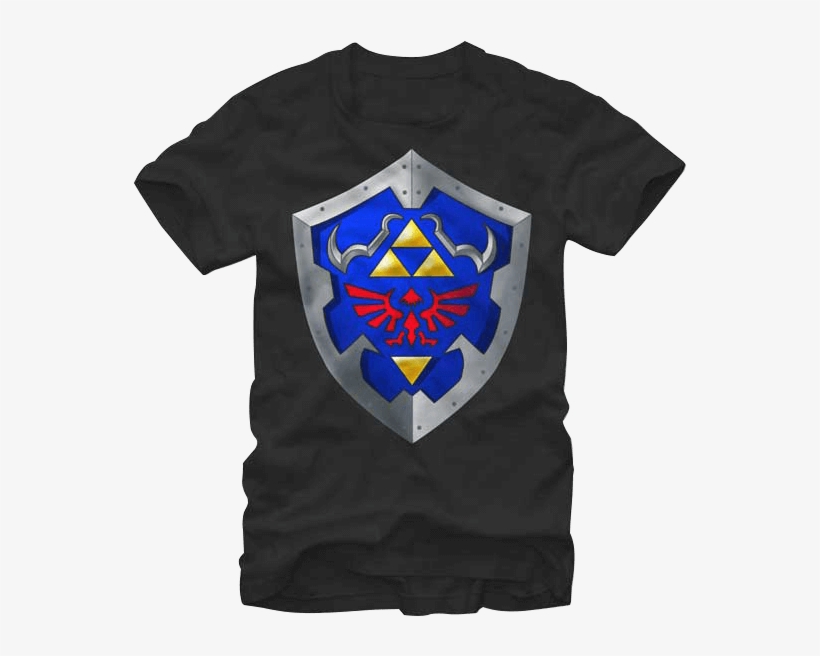 Zelda Hylian Shield T-shirt - Nintendo The Legend Of Zelda Simple Shield T-shirt., transparent png download