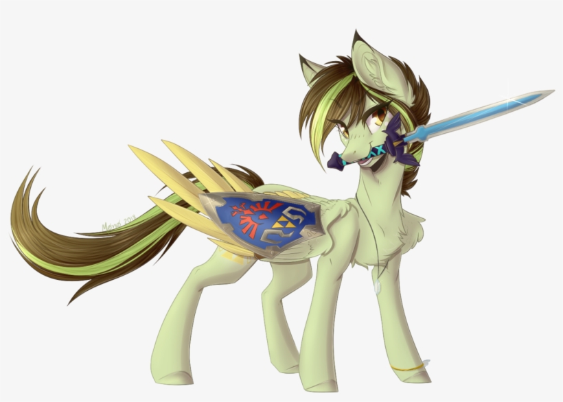 Monogy, Female, Hylian Shield, Mare, Master Sword, - Hylian Oc, transparent png download
