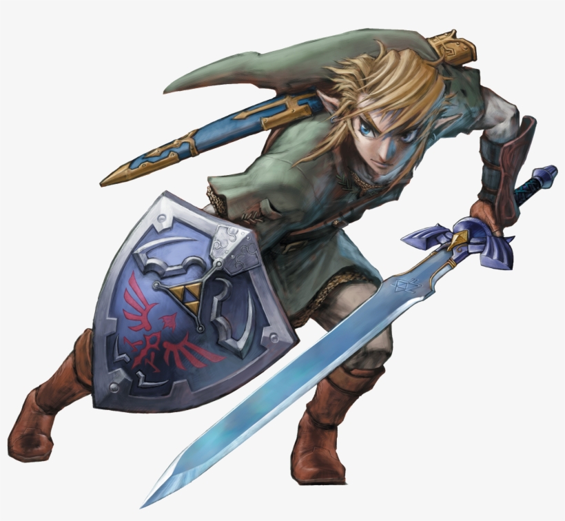 I Don't Want To Change The Size - Twilight Princess Link Master Sword, transparent png download
