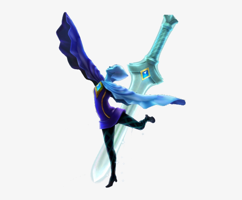 Fi Goddess Blade Hyrule Warriors - Zelda Fi Cosplay, transparent png download