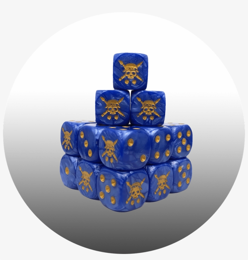 Tabletop Tactics Blue Pearl Dice - Birthday Cake, transparent png download