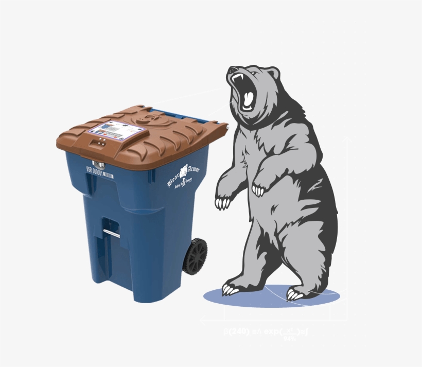 Rehrig Pacific Slider Image - Bear Resistant Carts, transparent png download