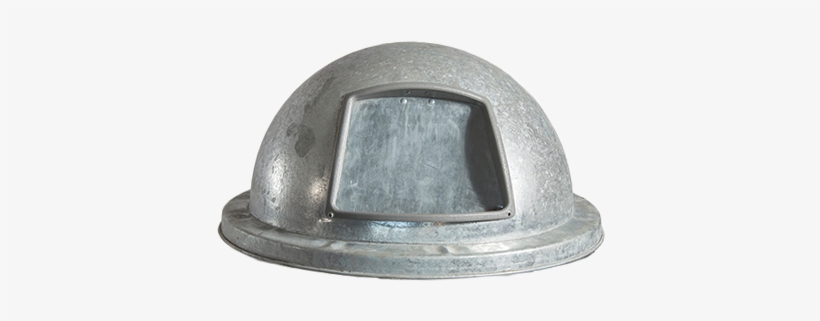 Galvanized Dome Lid For Litter Receptacles - Block Plane, transparent png download