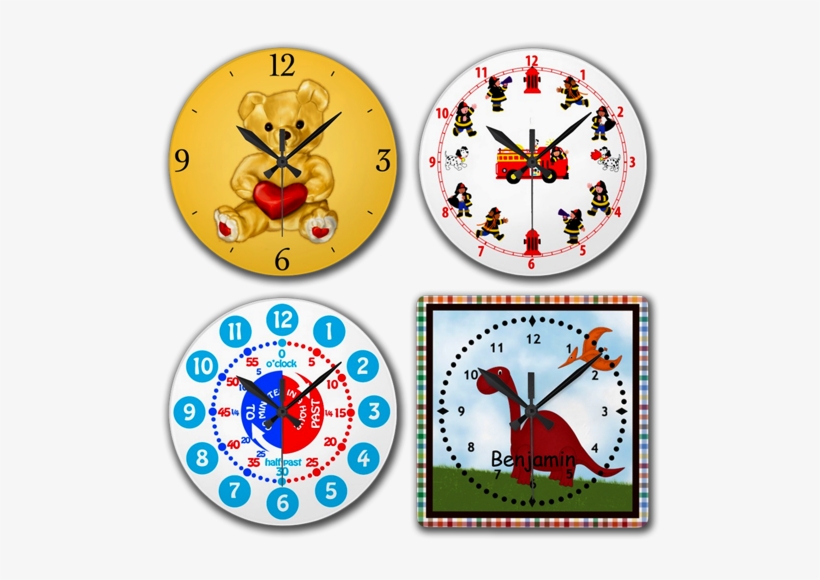 Kids Wall Clocks - Teddy Bear Hypnotist Canvas Print - Small By Boriana, transparent png download