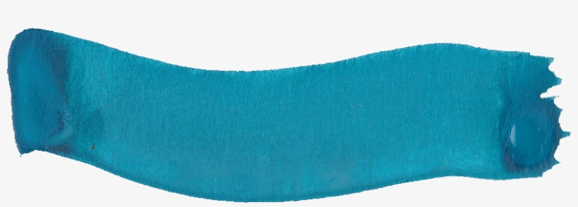 Free Download - Turquoise Watercolor Stroke, transparent png download