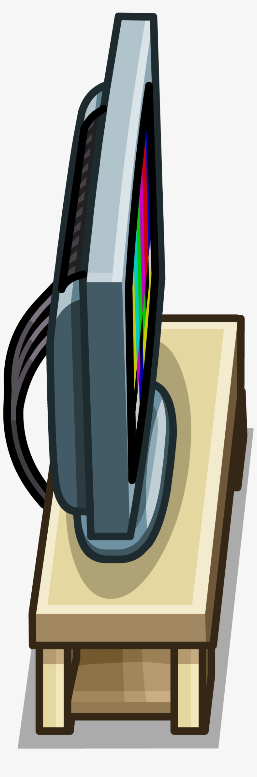 Gray Tv Stand Sprite 035 - Networking Cables, transparent png download